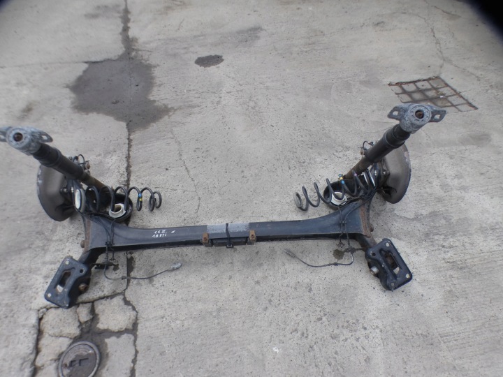 CITROEN C4 II 1.6 VTI 20111R RINFORZO PARAURTI PONTE POSTERIORE posteriore + ammortizzatori + dischi