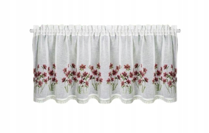 Коротка фіранка ISA Eurofirany 150x60 см біла - коротка фіранка
