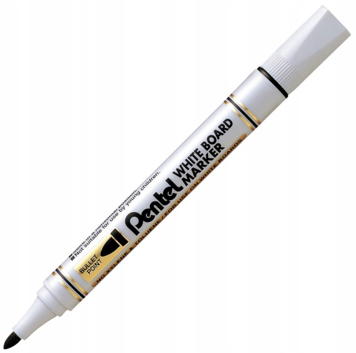 Маркер PENTEL MW85 для дошок сухостиральних чорний — фото 8