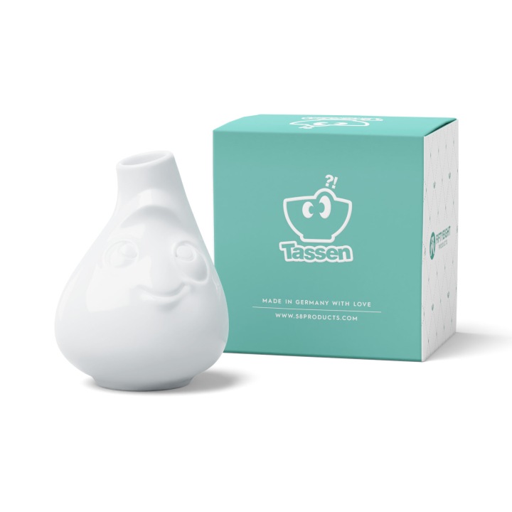 Tassen váza Vase Cute 58products porcelán 1 otvor 1,8 cm průměr vázy 7,5