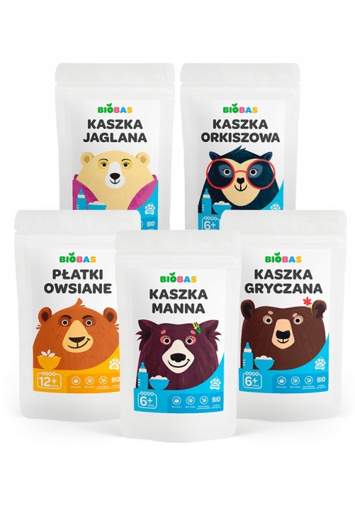 Кашка Пшоняна, Гречана, Манна, Спельтова + Пластівці Вівсяні