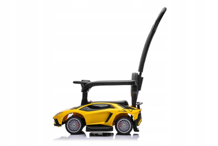 Автомобіль Lamborghini чорний, жовтий