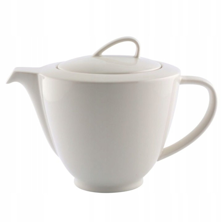 Porcelánová konvička na čaj 1,2 l na kávu MariaPaula Nova Ecru