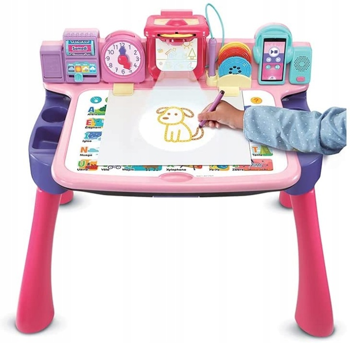 Столик розвивальний vTech Magi 5 в 1 рожевий (виставковий) — фото 3