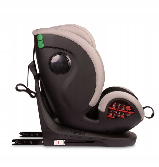 Caretero Securo крісло i-Size 40-150 см поворотний 360° світло-сірий — фото 6