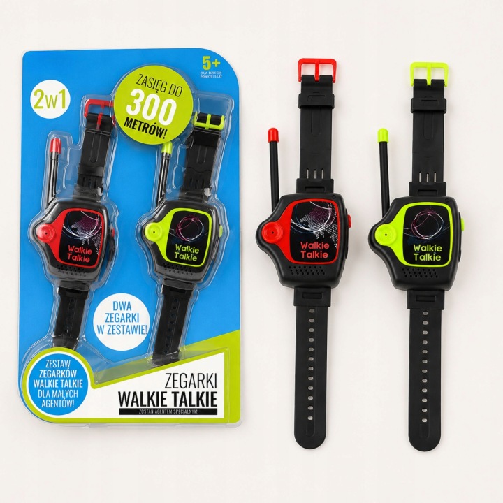 Walkie talkie рація łoki toki dla dzieci dwa zegarki дальність 300 м