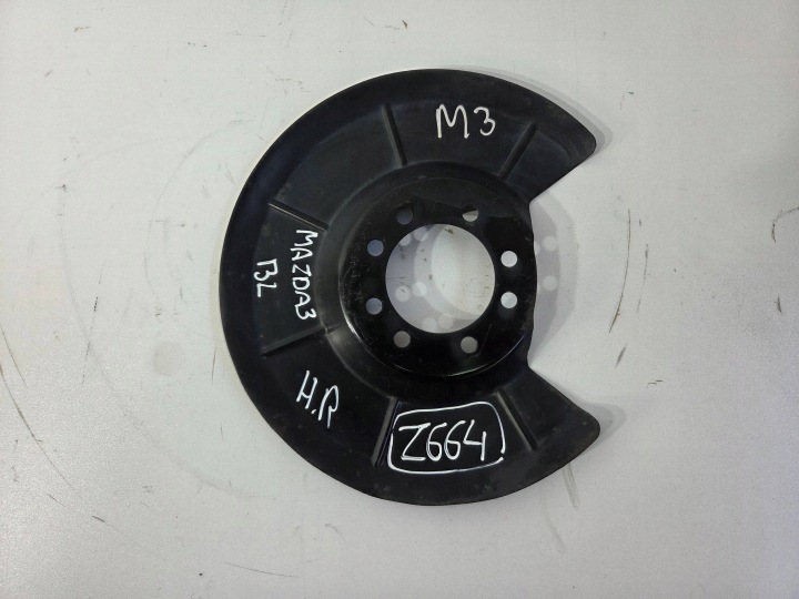 Mazda 3 BL 2009-2014 Bremsscheibe kotwiczna hinten rechts 3M512K317AD (Z644)