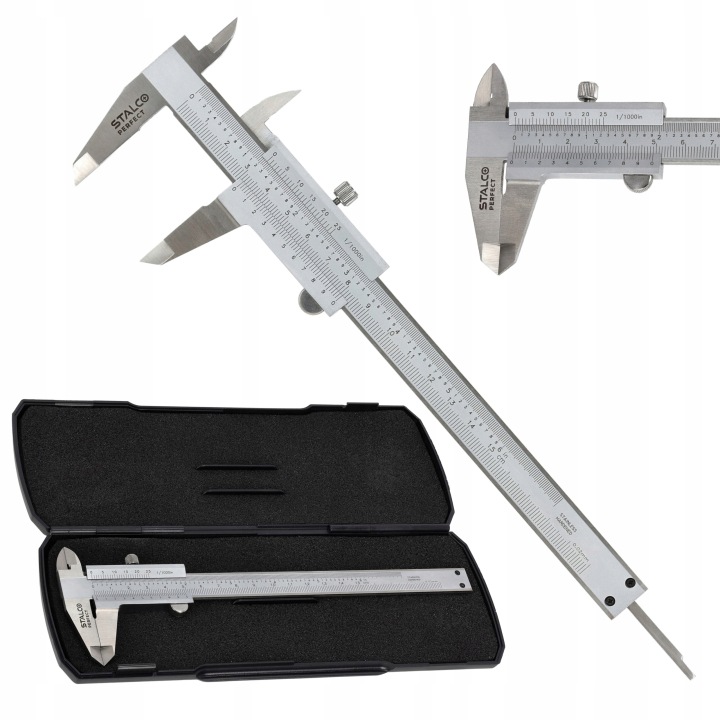Noniusové posuvné měřítko 0-150 mm 0,02 mm nerezová ocel Stalco S010501115