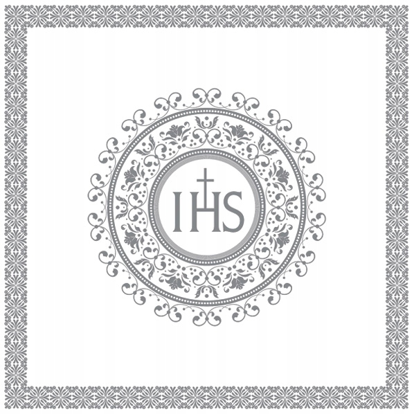 Серветки Паперові на Стіл До причастя Святе IHS 33x33 см 20 шт.