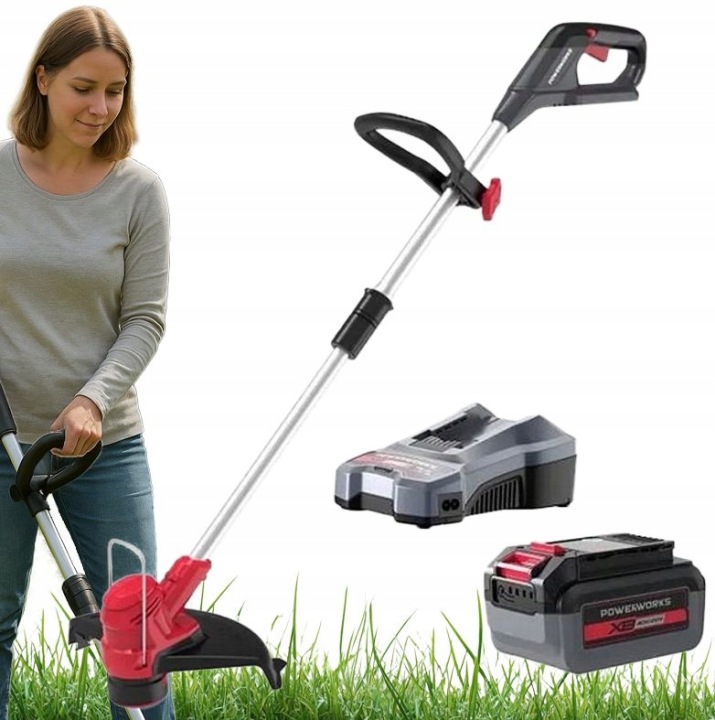 Vyžínač Akumulátor 40V 2Ah Powerworks Podřezávač 30 cm Šířka
