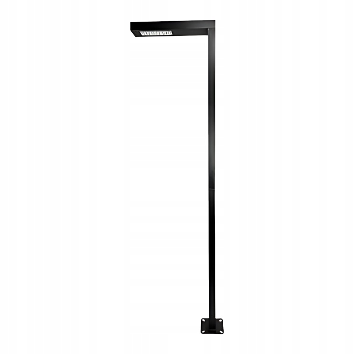 Zahradní parková lampa Led Sloup 350 cm 50 W 4000 K 90° IP65 Černá Masterled