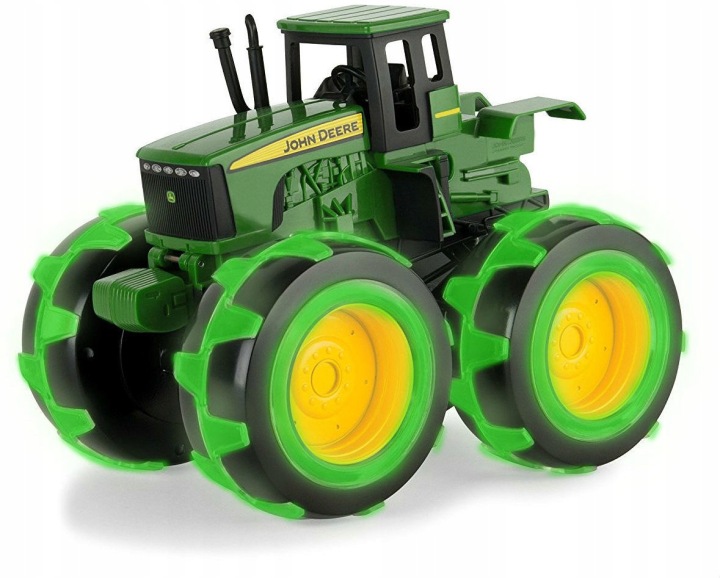 Трактор John Deere Monster Treads TOMY з великими світними колесами (вживаний) — фото 7