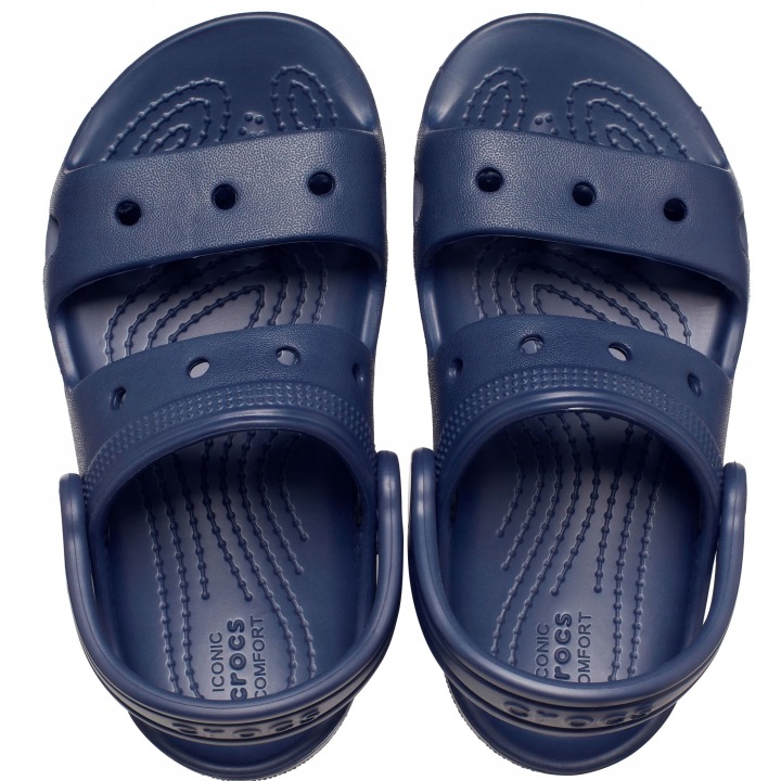 CROCS сандалі темно-сині без застібок плоскі 23,5 6_A — фото 6