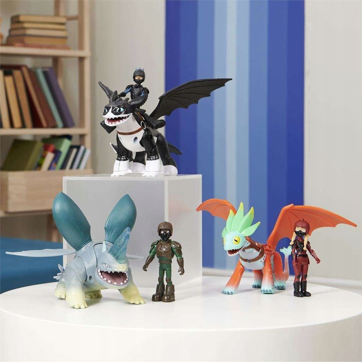 ALEX I SMOK PIÓRKA ZESTAW FIGURKI DRAGONS Marka Spin Master