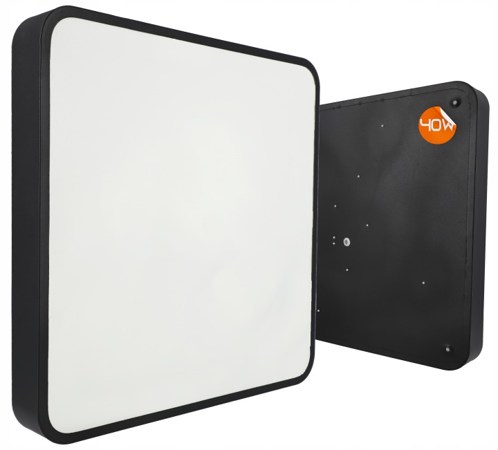 Led Panel Nástěnný Stropní Svítidlo Lampa 40W 40 cm Černá