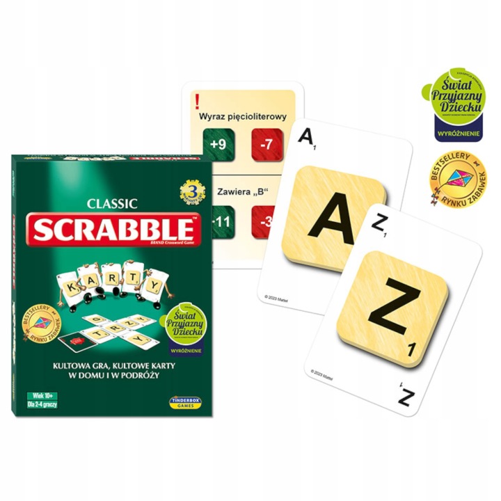 CLASSIC SCRABBLE культова гра словесна гра карткова /Piatnik/ — фото 3