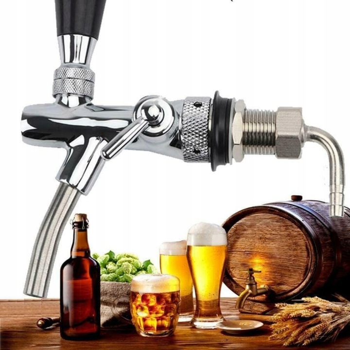 Regulovatelný kohoutek na pivo s závitem G5/8