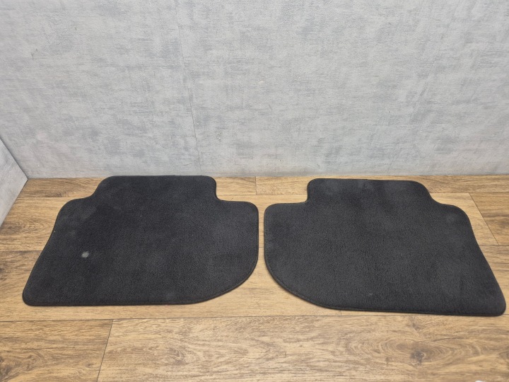 BMW 6 F06 mats WELUROWE rear part rear. black, KOMPLET