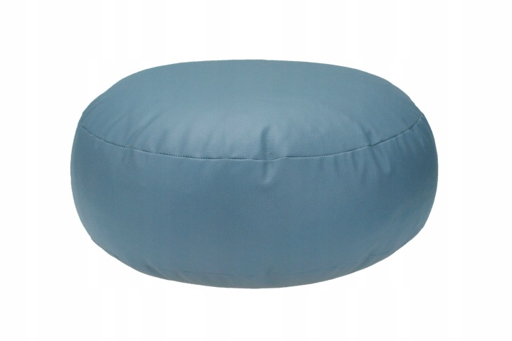 Круглий PUF ROLLER 50x18, DROPS з екошкіри, кольори — фото 4