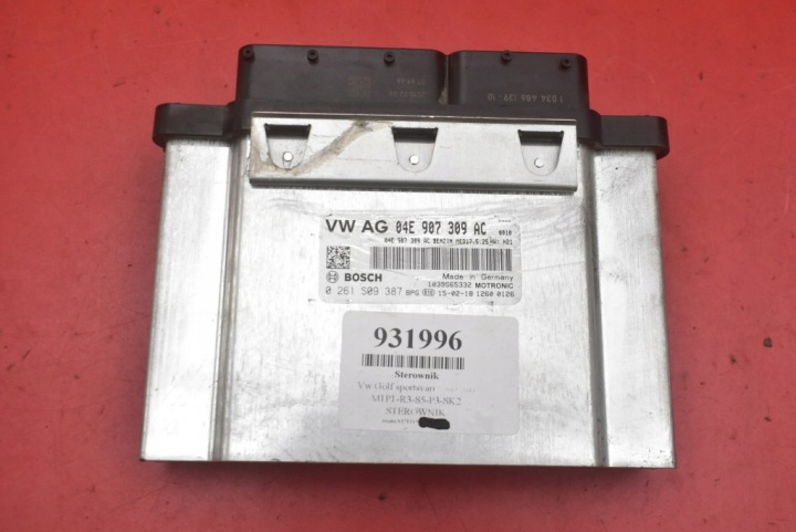 control unit of the engine 4E0907309AC VW GOLF 7 VII SPORTSVAN 1.4 TSI 150 KM 12-17
