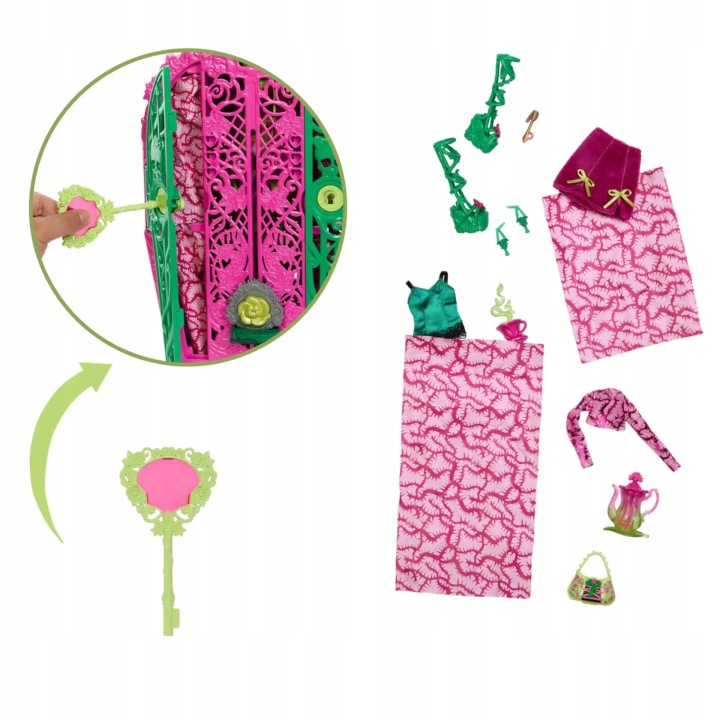 Лялька MONSTER HIGH VENUS MCFLYTRAP рожева з аксесуарами модна 29 см HYT75 — фото 5