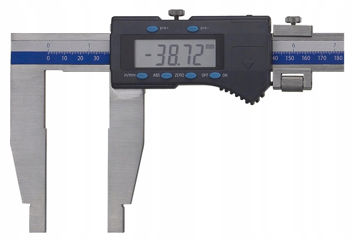 Digitální posuvné měřítko Limit 600 mm Čelisti 300 mm Din 862, Nerezová ocel