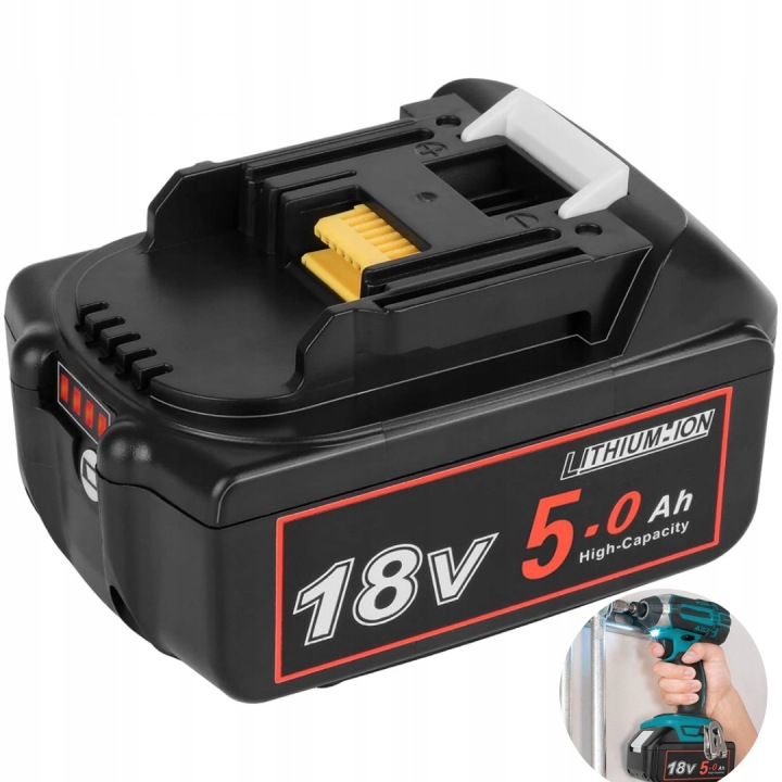 Akumulátor Baterie 18V 5AH Pro Ma-kita BL1850 BL1850B BL1860 BL1860B