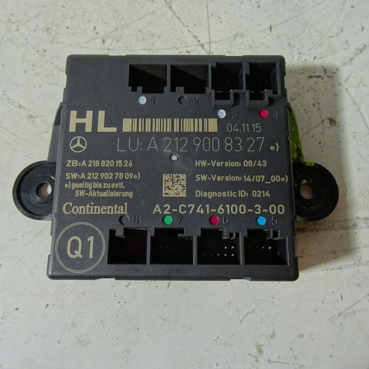 MERCEDES E S212 module door rear part left A2129008327