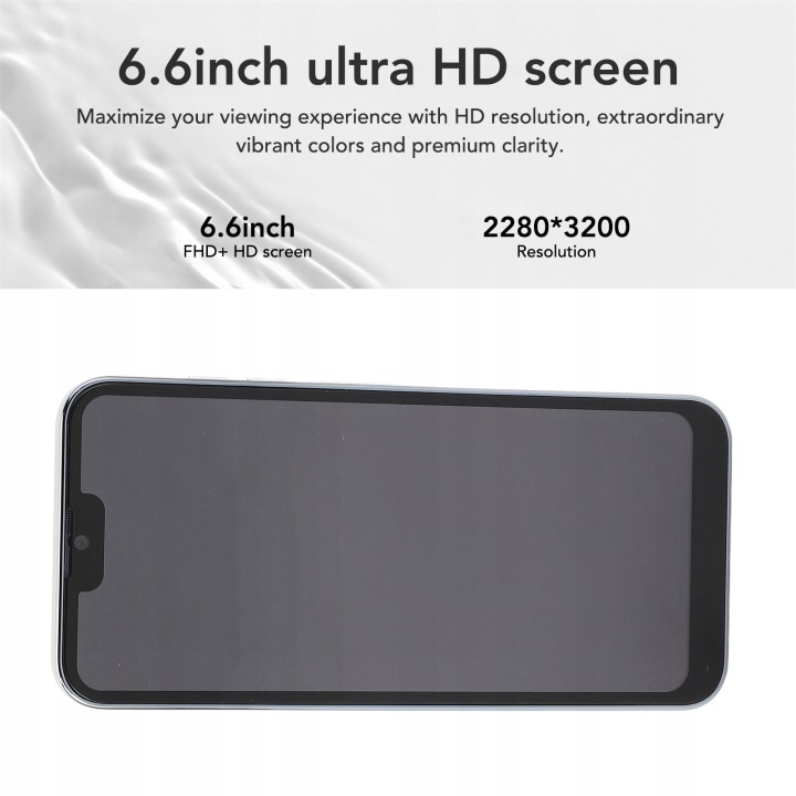Розблокований смартфон, 6,6-дюймовий екран HD, телефон мобільний 3G Dual SIM, 4 — фото 7