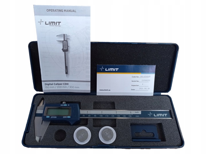 Digitální posuvné měřítko s čtyřmi typy měření včetně trasování Limit 150 mm