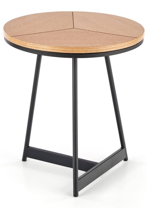 Okrągły stolik kawowy Karida dąb naturalny 45 cm Marka Halmar