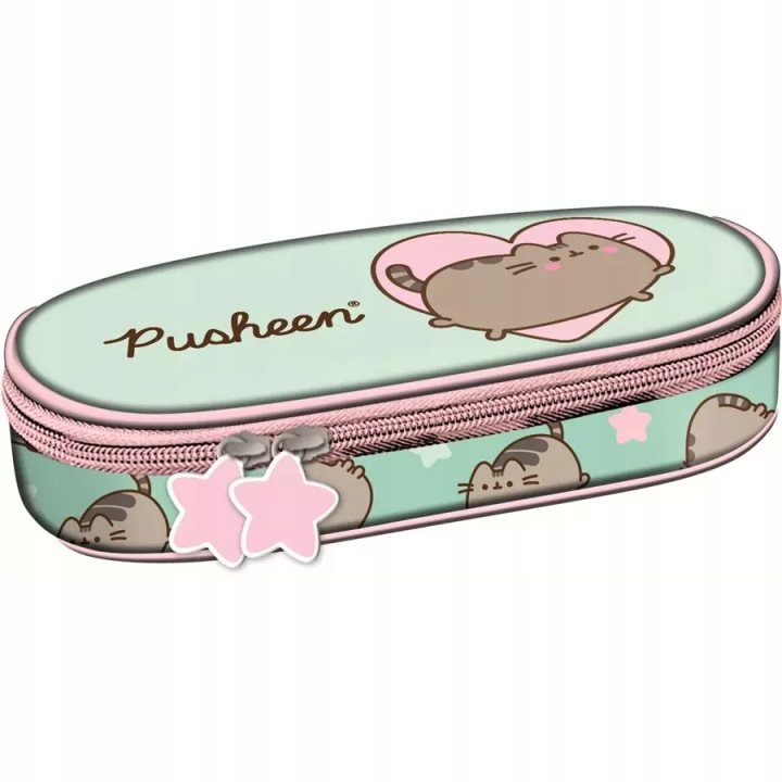 Пенал сумочка з внутрішньою клапаном Pusheen mint — фото 2