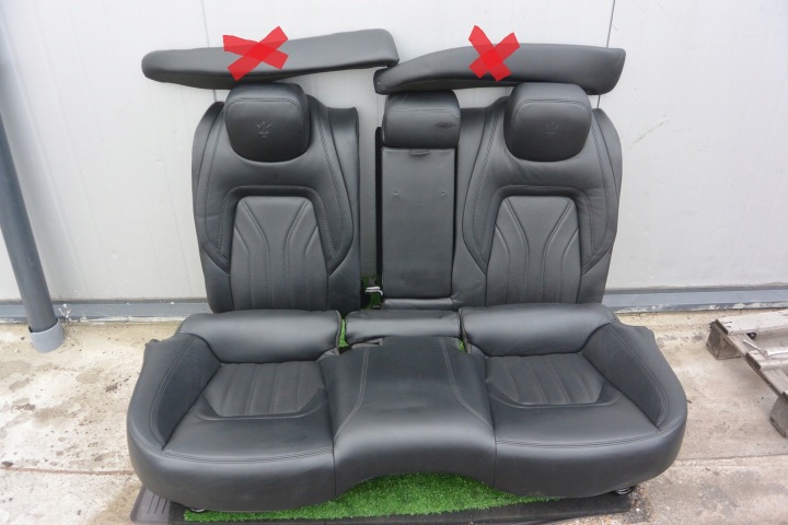 Sitz OPARCIE heck MASERATI QUATTROPORTE VI Leder KOMPLET