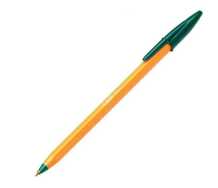 Ручка BIC Помаранчевий Original Fine 0,8 мм, зелений — фото 2