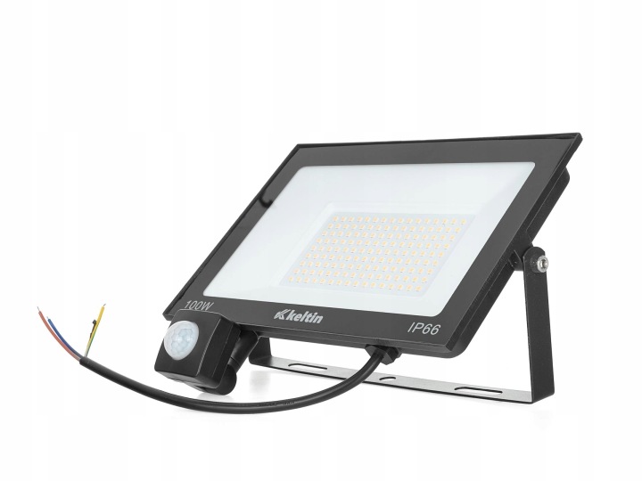 Led reflektor 100W Halogen, senzor pohybu, neutrální bílá barva 4500 K