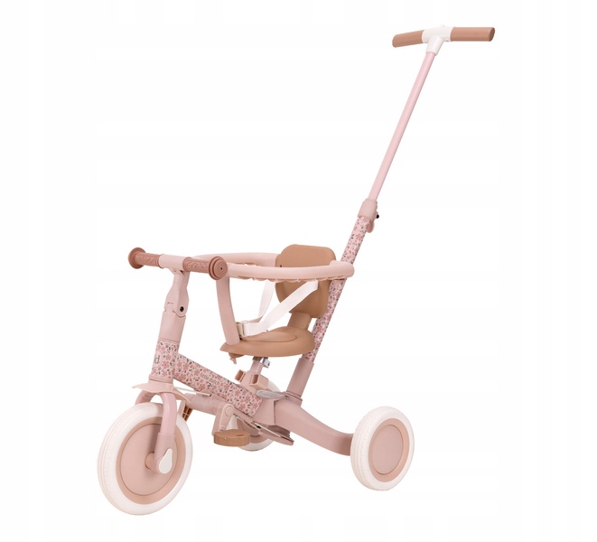 Little Dutch Rowerek триколісний 4 в 1 з ручкою Fairy Квітковий