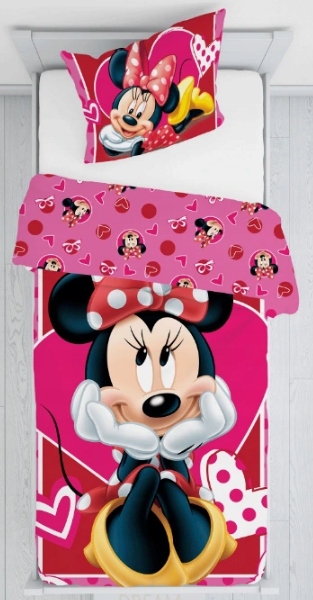 Постільна білизна дитяча мишка minnie міні DISNEY 140x200 см MINNIE MOUSE рожева — фото 6