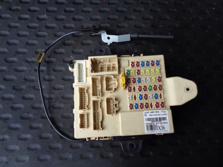 compartment of fuses 2.2 CRDI KIA SORENTO II