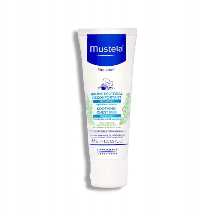 Mustela Заспокійливий бальзам для розтирання грудної клітки 40 мл — фото 6