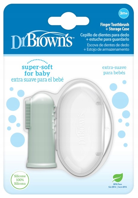 Dr.Browns HG126 Силіконова щіточка для чищення зубів з коробкою — фото 3