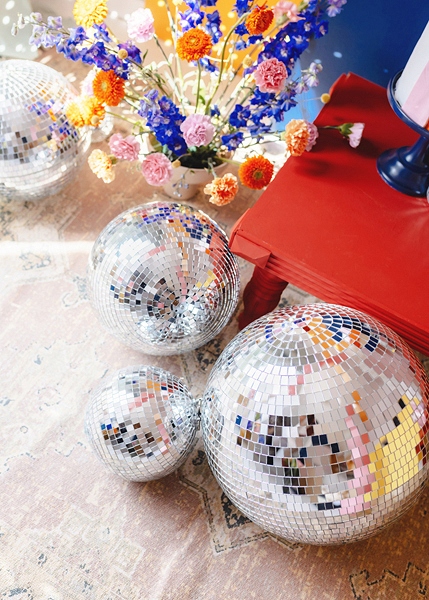 PartyDeco Декорація підвісна Куля Диско, 40 см — фото 2
