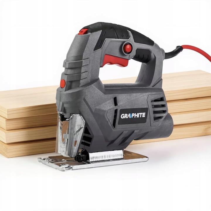 Síťová Přímočará Pila 450 W, Počet Zdvihů 0-3000 MIN-1 58 G047 Graphite