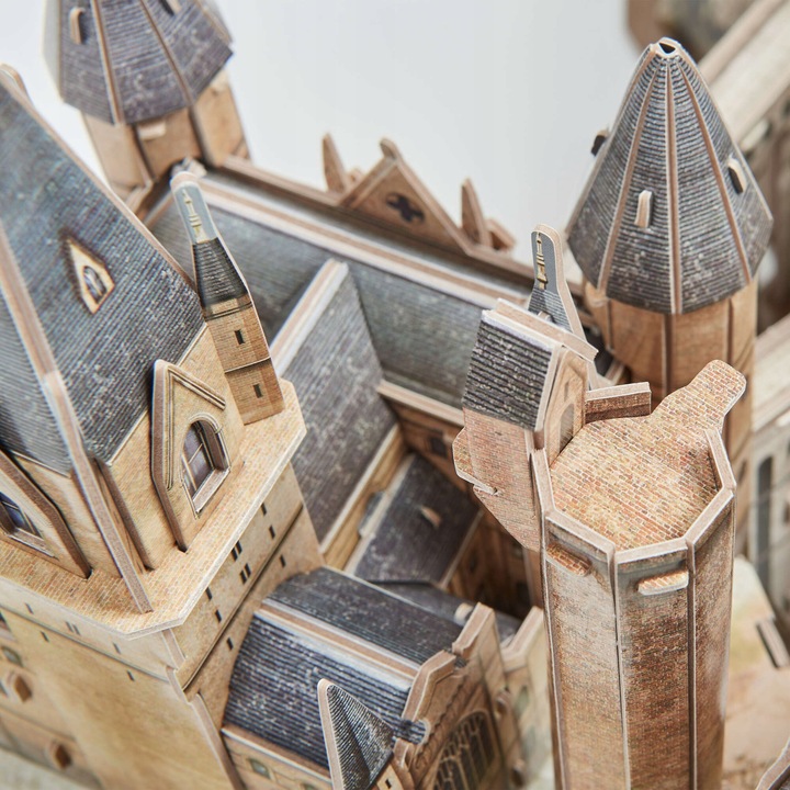 HARRY POTTER HOGWART PUZZLE MODEL 3D ZAMEK HOGWARTS 4D BUILD WIELKI 48 CM Materiał karton papier