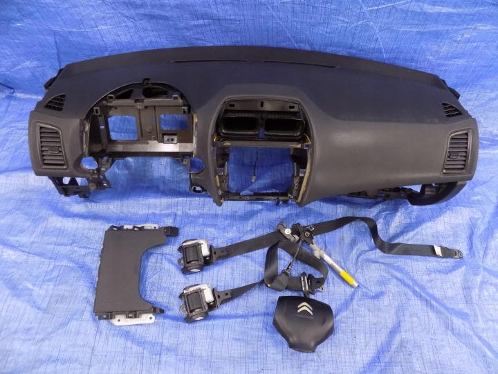 consolle Cruscotto KIT COMPLETE airbag airbag CINTURA SICUREZZA ANTERIORI C4 AIRCROSS 1,8D 12-15R KOMPLET