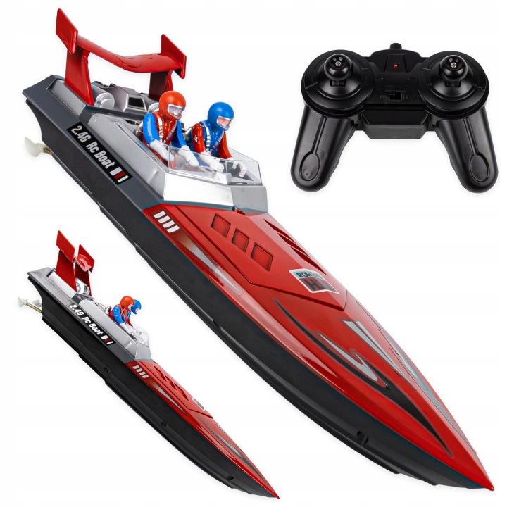MOTORBOAT BOAT REMOTE CONTROLLED BOAT RC + REMOTE CONTROL