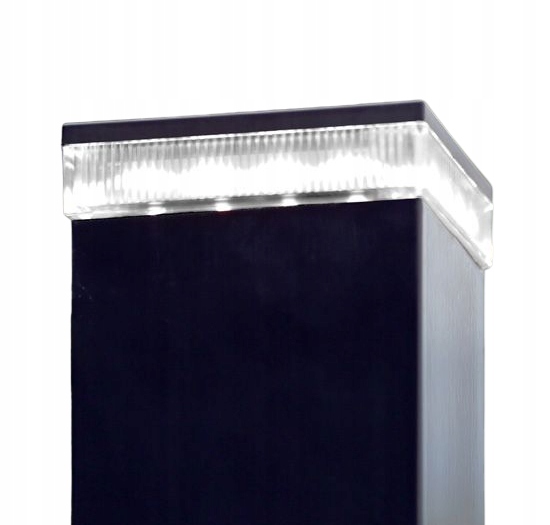 Sloupková lampa osvětlovací 12V DC bílá na sloupek 100x100 100x80 80x80