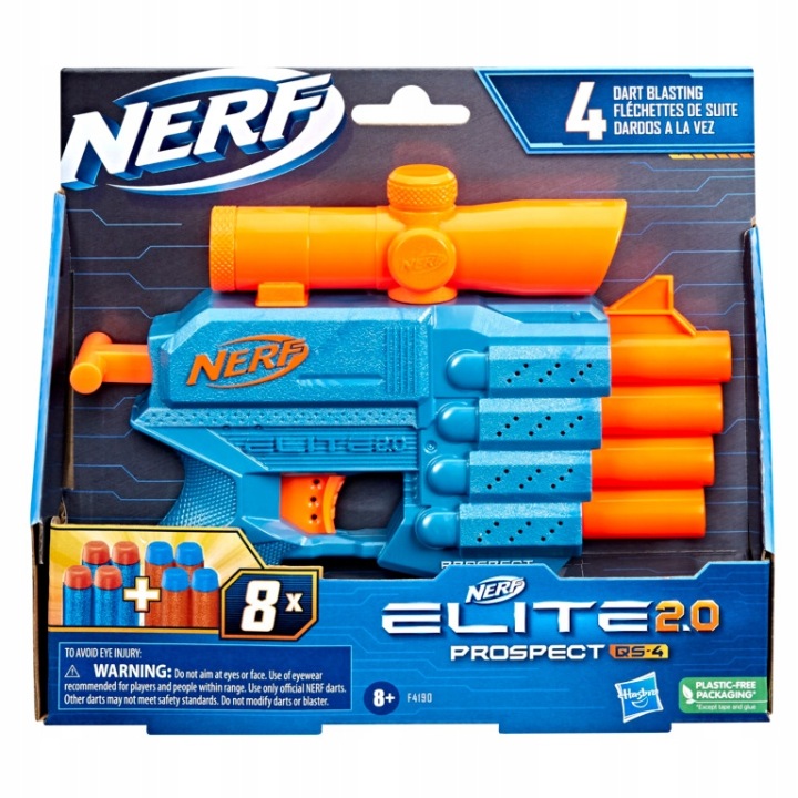 Пускова установка Nerf Elite 2.0 Prospect QS-4 F4190 (виставковий) — фото 2