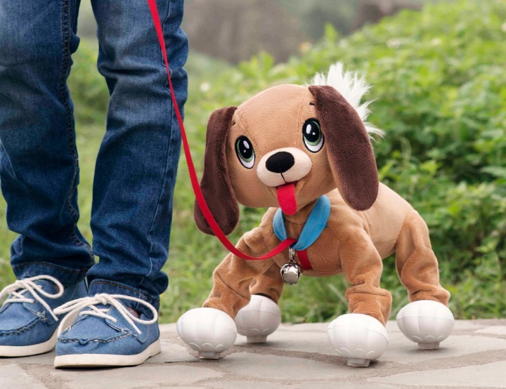 Інтерактивна м'яка іграшка песик Epee Peppy Pups бежевий 30 см — фото 2