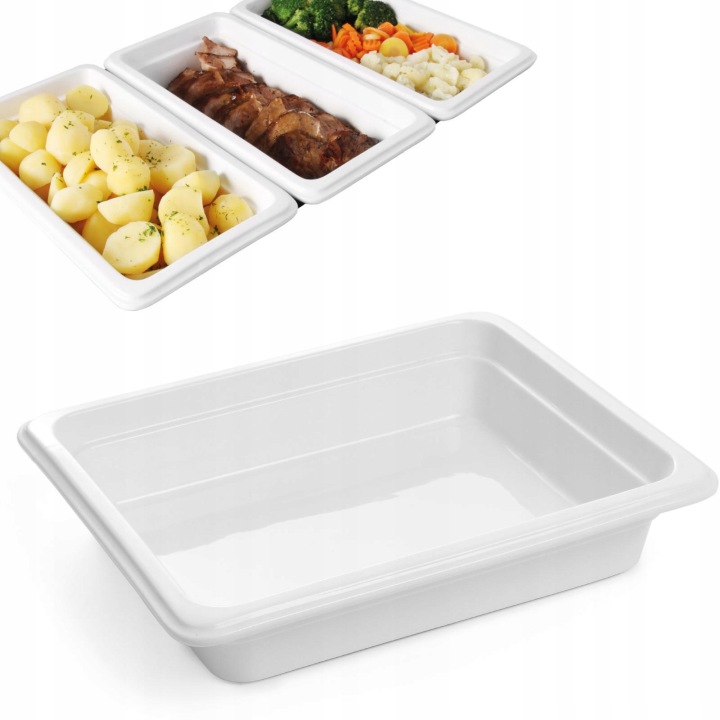 Nádoba Gn Profi Line z porcelánu Gn 1/2 65 mm Hendi 783016