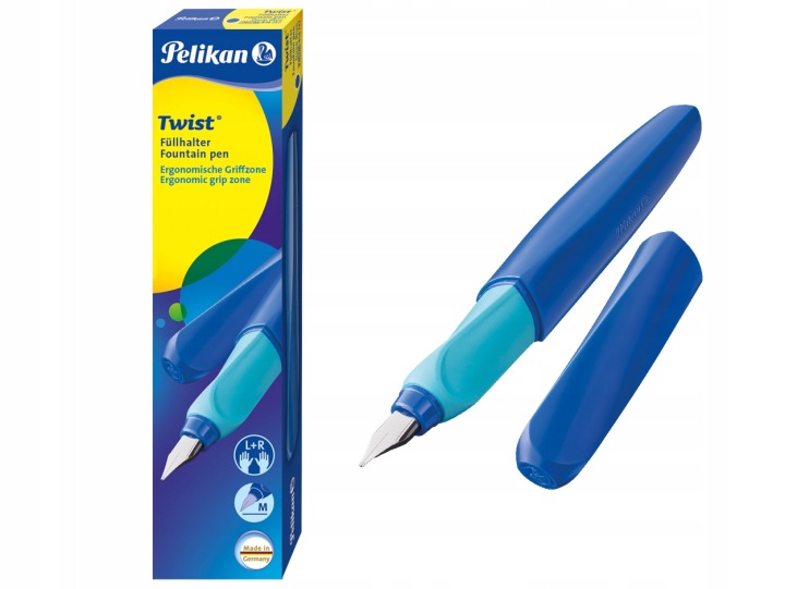 Перова ручка на патрони TWIST P457 M темно-синій PELIKAN